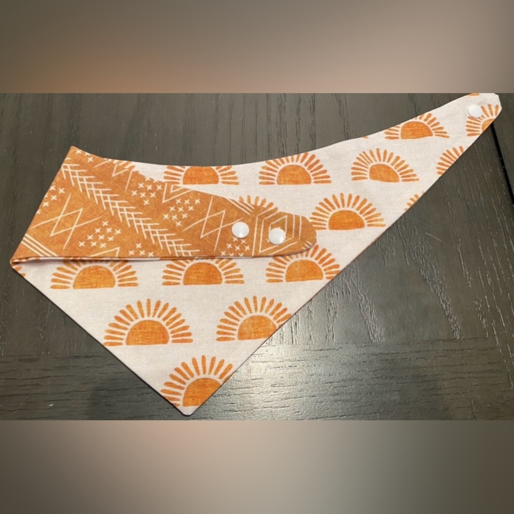 Western Boho double sided Dog Bandana